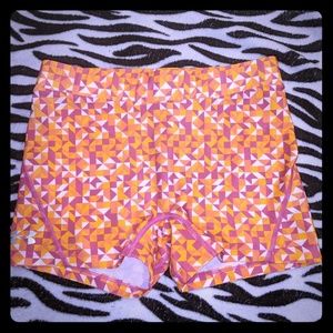 🔵2 FOR $15🔵Geometric Neon Spankee Workout Shorts